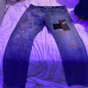 Billionaire boys club denim jeans, designer jeans.